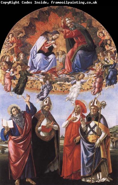 Sandro Botticelli The Coronation of the Virgin